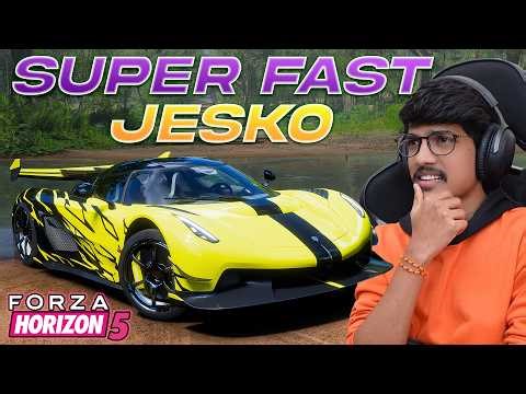 Jesko In Forza Horizon 5 | With Steering Wheel | THE COSMIC BOY