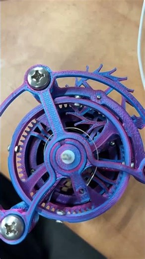 Automatic watch movement (tourbillon) 3d printed