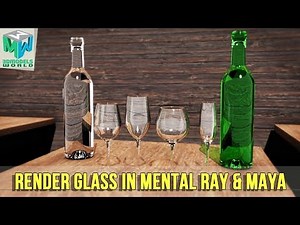 Maya Tutorial: How To Render Glass in Mental Ray and Maya