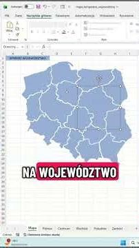 🗺Clickable Map of Poland in Excel! #excel #exceltips
