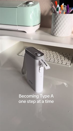 Just me and my label maker against the world! Becoming type A one step at a time! #typeA #labelmaker #fyp