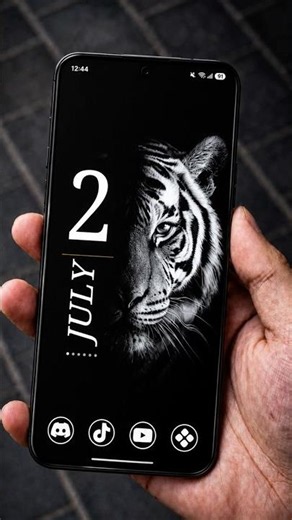Black Theme Android Launcher Setup