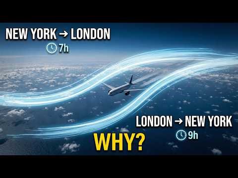 Jet Stream Explained: Why Flying Home Always Takes Longer