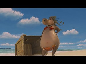 On the Beach | Gloria, Alex, Marty, Melman | FULL HD | Madagascar (2005)