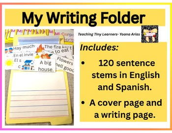 My Writing Folder- Practicing Writing Skills- Handwriting Practice