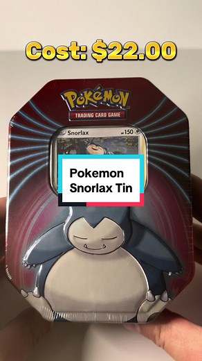 Unboxing Pokemon Snorlax Tin: What Cards Are Inside?