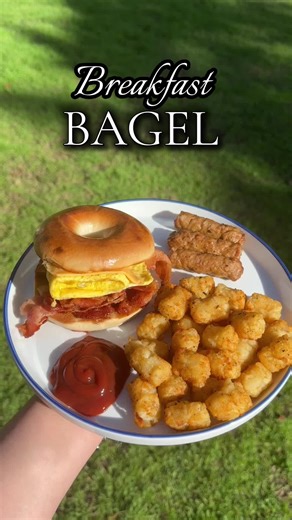 Delicious Breakfast Bagel Recipe