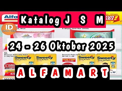 Promosi JSM Alfamart 24 - 26 Oktober 2025 || Infonya Disini.
