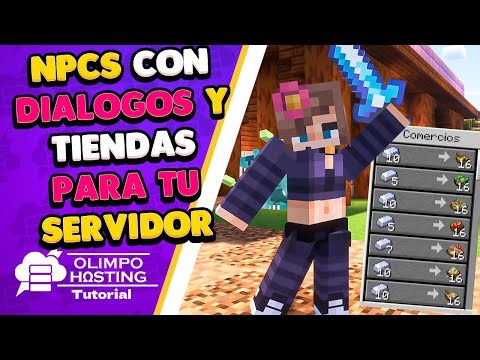 Como crear NPCs INTELIGENTES para tu SERVIDOR de Minecraft!! Facil y Rapido