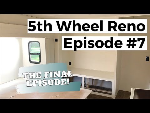 RV RENOVATION [ep.7] 5th Wheel Makeover: Bedroom, Bathroom, Laundry