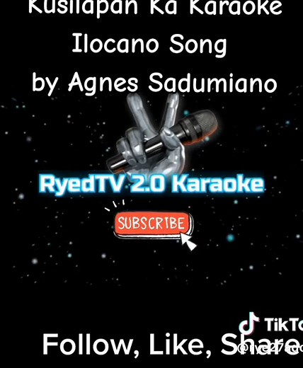 Kusilapan Ka Karaoke Ilocano Song Version by Agnes Sadumiano #KaraokeLyrics #karaokesong #karaoke #KaraokeWithLyrics #ilocanosong #ilocano #ilokano #kusilapanka #kusilapan