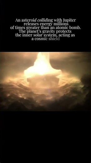 Asteroid vs Jupiter #space