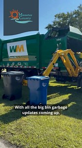 With all the Big Bin garbage updates, we want to make sure you know that in Manatee County, there will be no changes to your recycling process. Continue using that blue bin and keep those good recycling habits going! mymanatee.org/recycling | Manatee County, Florida Government