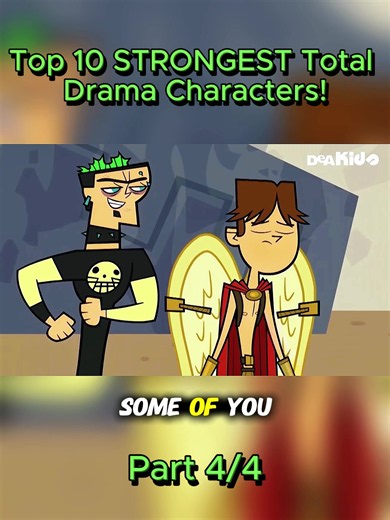 Top 10 STRONGEST Total Drama Characters! - Part 4 #totaldrama #animation #viral #fyp #usa
