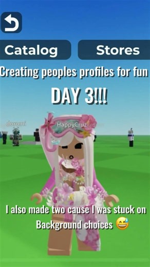 Creating profiles day 3! | #roblox #capcut #viral #trending