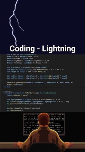 Game coding - Lightning #gamedev #coding