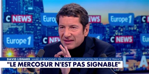 Accord UE-Mercosur : «Aujourd'hui, il n'est pas signable», juge David Lisnard