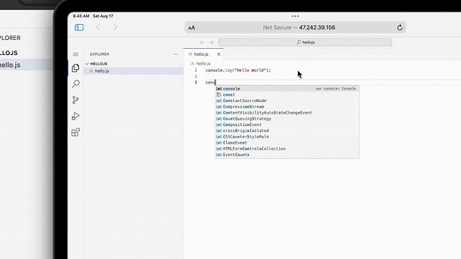 搭建code server使用平板当主力开发机器
