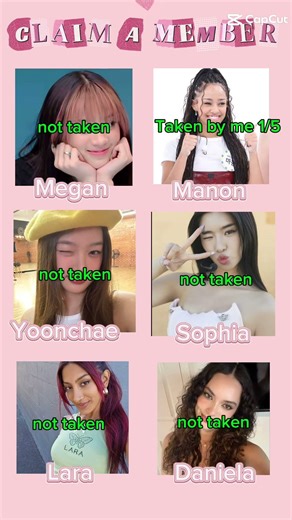 Claim a katseye member💞