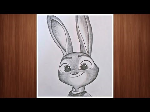 Learn How to Draw Judy Hopps from Zootopia | Easy Pencil Sketch Drawing Tutorial for Beginners