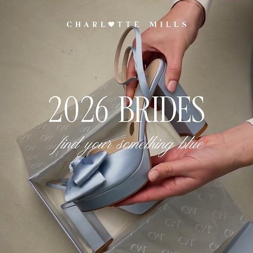 Find your Something Blue | Charlotte Mills Wedding Shoes