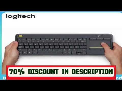 A must-have product! Logitech K400Plus Android Smart TV Laptop Touch Panel Wireless Touch Keyboard