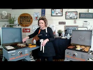 Blackstone 17" Griddle Grill w/ Stand, Hood, Carry Bag Tool Set on QVC