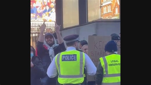 14K views · 199 reactions |  The Metropolitan Police has been accused of “two-tier” policing after letting an anti-Israel protester swear at a group of Jewish people before stopping a dog walker for swearing back Read more here  https://www.telegraph.co.uk/news/2024/10/27/watch-anti-israel-protest-two-tier-policing-jewish-centre/ | The Telegraph | Facebook