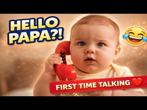 Baby Says “Hello Papa Hello Mama” for the First Time 😍❤️ | Cutest Laugh Ever February 21, 2026