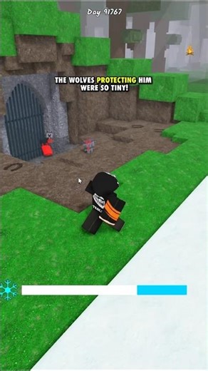 I found the "Baby Wolf" Bodyguards! 😱🔥 #shorts #roblox #99nightintheforest
