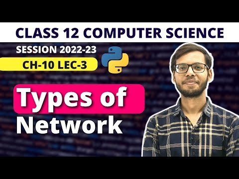Types of network | Chapter 10 | Communication and Networking Concepts | Class 12 Computer Science |