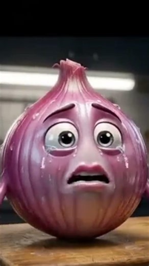 “Don’t Cut Me… 😢 | Sad Onion Story | Pixar Style Food Animation #shorts”