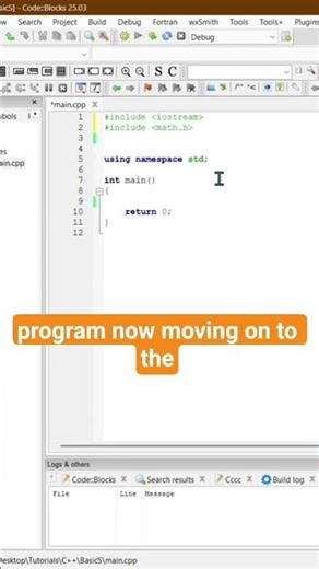 Basic Structure of a C++ program