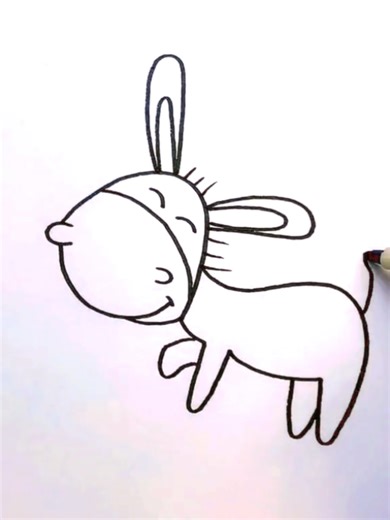 Cómo dibujar un burro: Guía fácil para niños