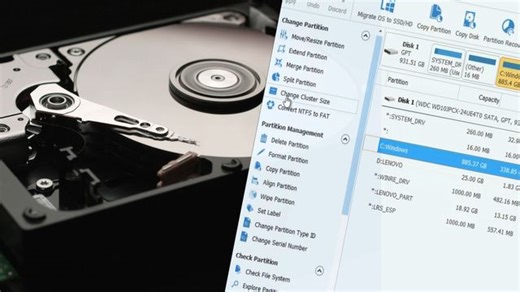 Kostenloses Festplattentool: Partition Wizard Free Edition
