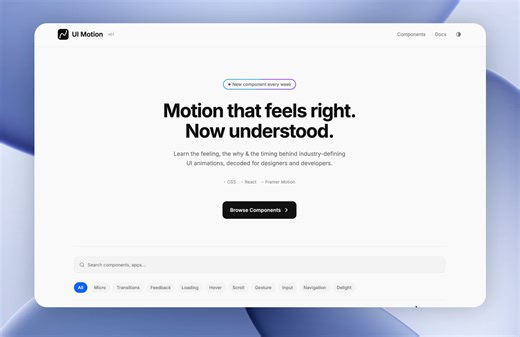 UI Motion Library
