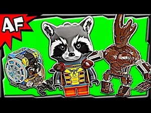 KNOWHERE ESCAPE MISSION 76020 Lego Guardians of the Galaxy Stop Motion Set Review