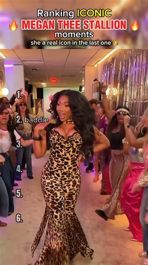 Ranking MEGAN THEE STALLION most iconic moments 🔥😮‍💨 #cardib #megan #usa #shortsfeed #america