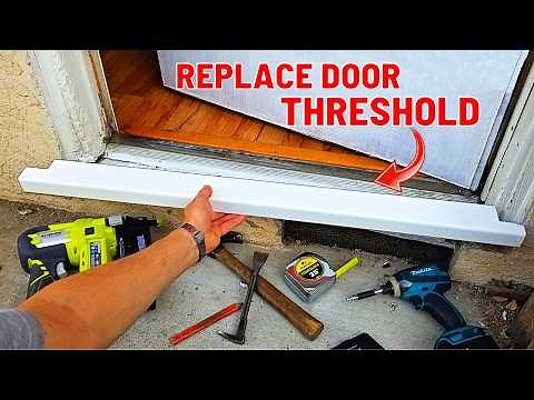 How To Replace an Exterior Door Threshold Sill Plate