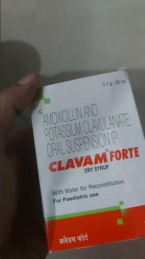 CLAVAM FORTE DRY SYRUP amoxycillin antibiotics for baby