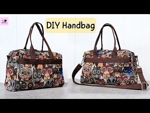 Sew Handbag Tutorial | Sewing Handbag With Zipper