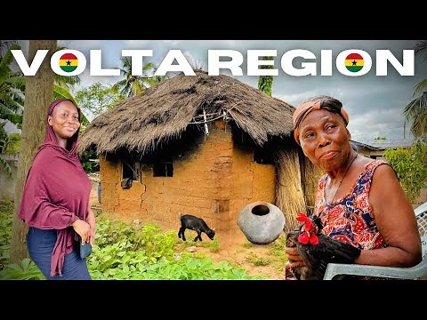 African Village Life: Days in Rural Volta With Grandma|| Ghana Travel Vlog🇬🇭