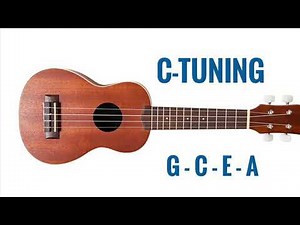 Ukulele tuning in C
