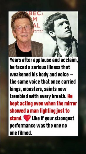 John Hurt – The Pain Behind the Curtain