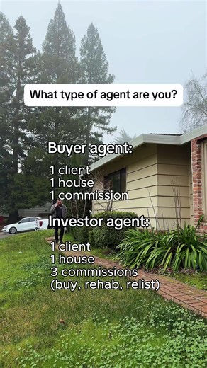 Buyer agents typically focus on one client, one transaction, and one commission. It’s a straightforward model built around helping individuals find a home. Investor-focused agents operate differently. One client can lead to multiple deals - buying, rehabbing, and relisting - creating multiple revenue opportunities from a single relationship. Both models work. The difference is in how you position your business and the type of clients you choose to serve. #wealthbuilding #investormindset #realest
