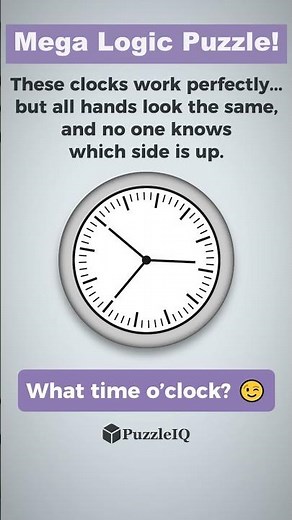Can You Solve This Clock Logic Puzzle?