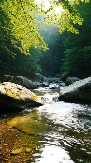 Beautiful River Calming #riversounds #river #mountains #relaxing #relax #nature #peace #wildlife
