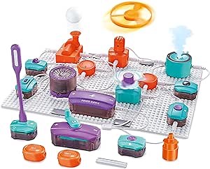 45 PCS Science Kits for Kids Ages 5-7 8-12, Electronics Exploration Kit for Kid, Over 151 Projects, STEM Educational Toy for Kids Ages 5-7 8-12, Toys for 5 6 7 8 9 10 11 12 Year Old Boys