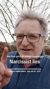 Narcissistic smear campaign, the fine print, subtle lies #shorts
