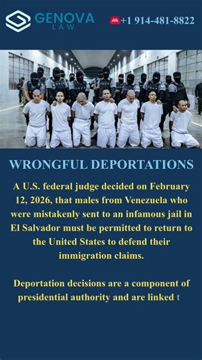 Federal Judge Rules Venezuelans Must Be Allowed Back to U.S.! 🚨 #BreakingNews #Deportation #USlaw